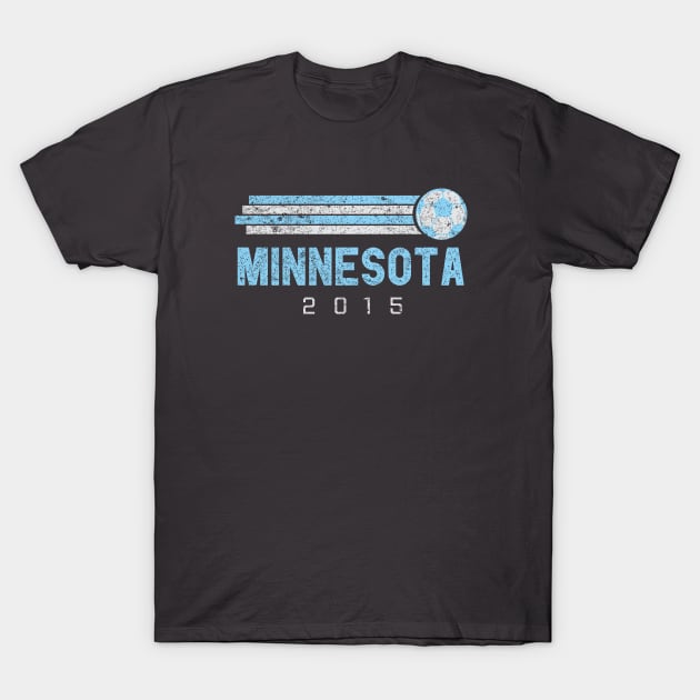 Minnesota Soccer Retro Vintage T-Shirt by Ruffeli